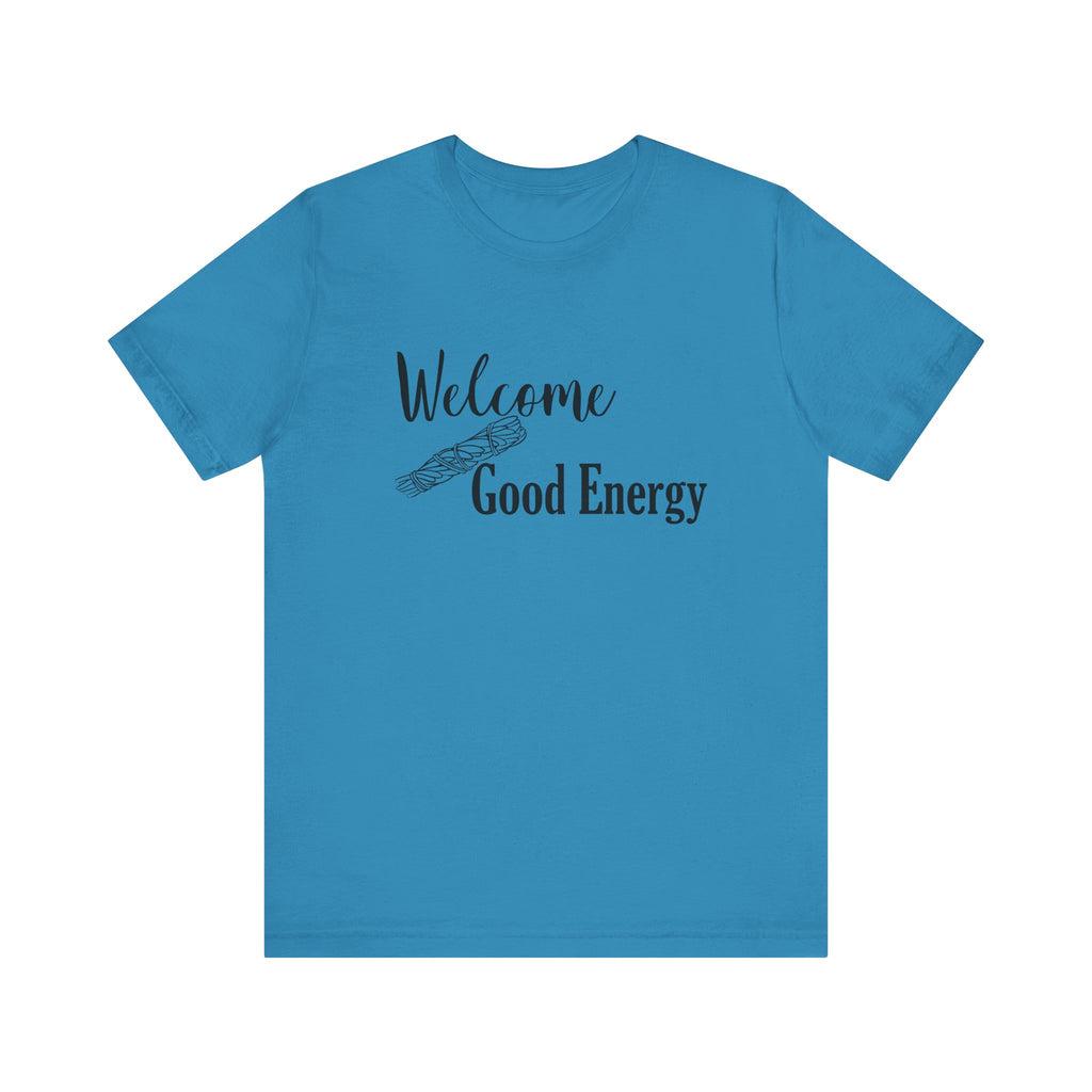 Welcome Good Energy Sage Unisex Jersey Short Sleeve Tee Smudge Meditate