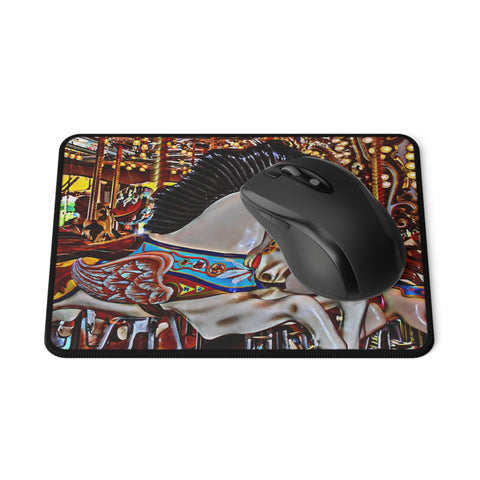 Seattle Merry Go Round Carousel Horse Non-Slip Mouse Pads Home Office Decor