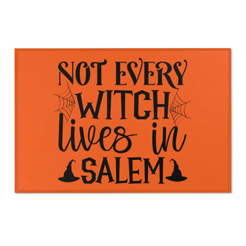 Witch's Welcome: Not Every Witch Lives in Salem – A Mystical Area Rug for Enchanting Homes!