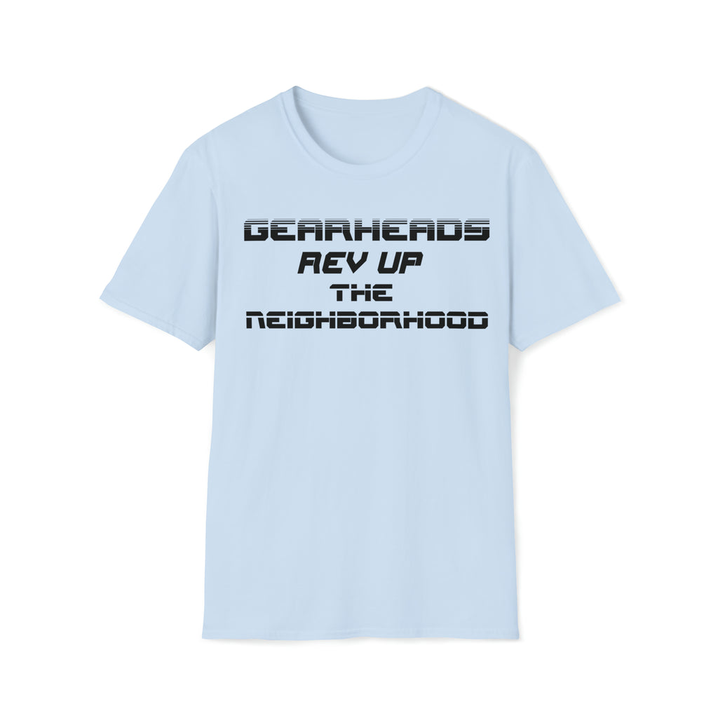 Gifts for Gearheads Rev Up Unisex Softstyle T-Shirt for Guys