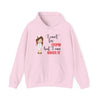 Brunette Nurse Hoodie Sweatshirt Can't Fix Stupid, Nurse Hooded Sweatshirt