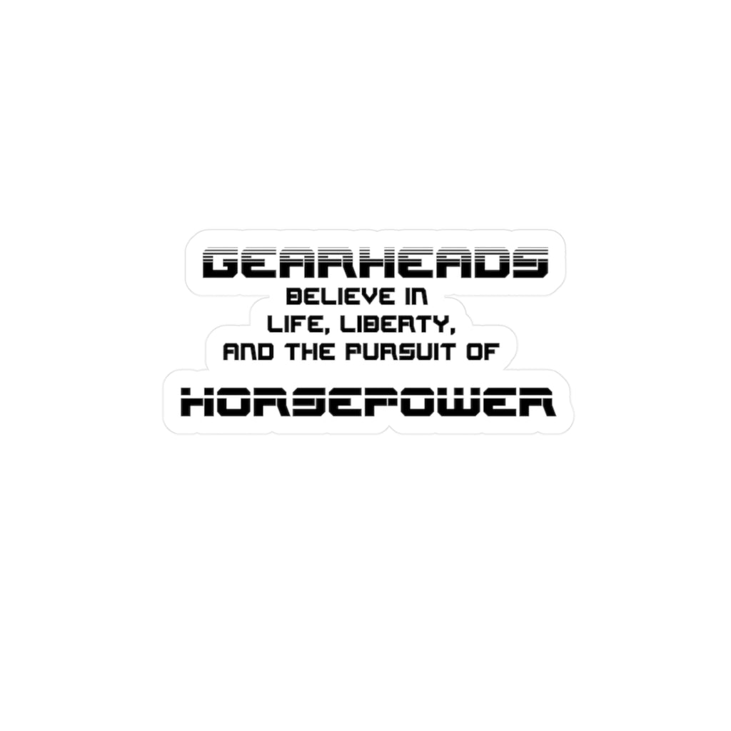 Gift for Gearheads Pursuit Horsepower Kiss-Cut Vinyl Decals Tool Boxes Windows