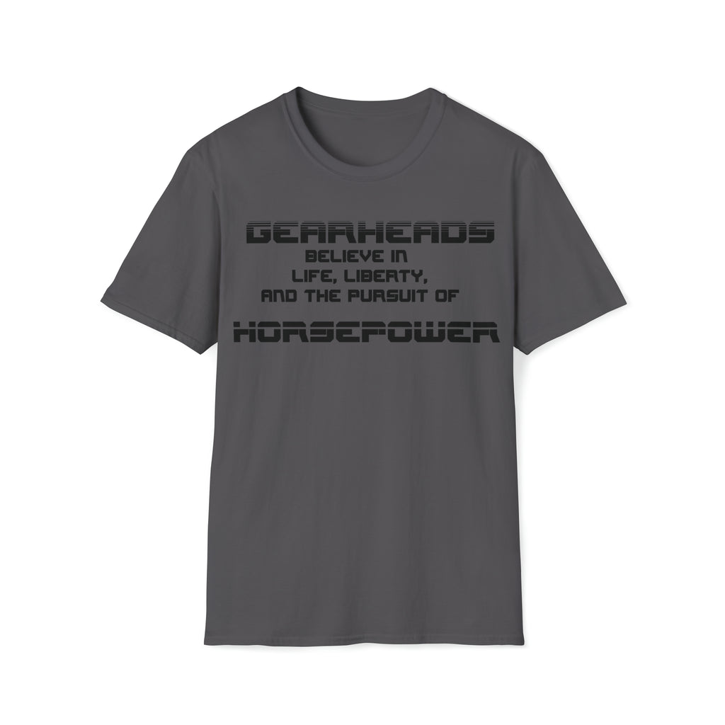 Gifts for Gearheads Pursuit of Horsepower Unisex Softstyle T-Shirt