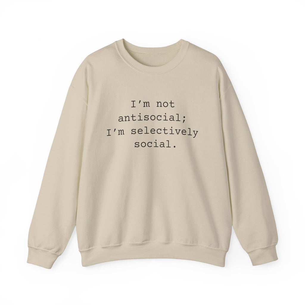 Antisocial Sarcastic Sweatshirts Sarcasm Funny Shirts 