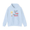 Blonde Nurse Hoodie Sweatshirt Can't Fix Stupid, Nurse Hooded Sweatshirt