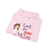 Brunette Nurse Hoodie Sweatshirt Can't Fix Stupid, Nurse Hooded Sweatshirt