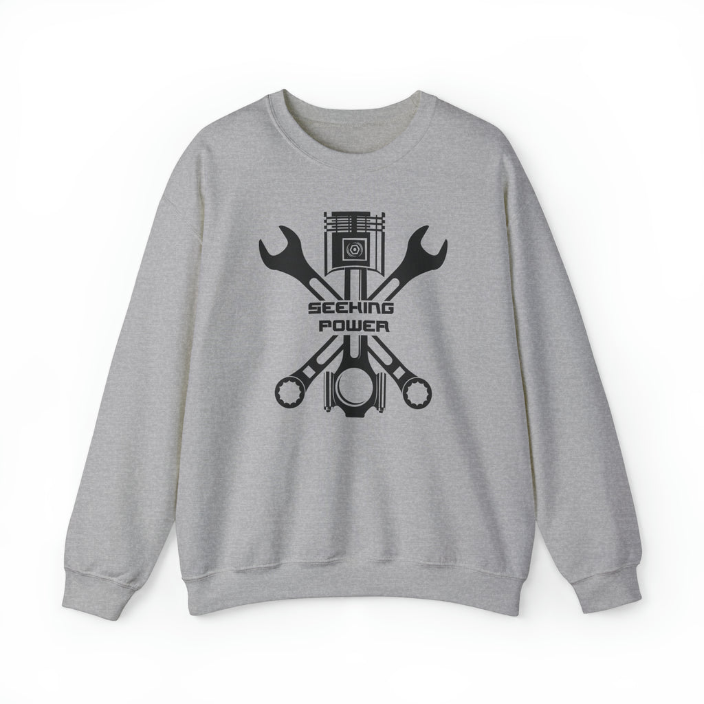 Gifts for Gearheads Seeking Power Unisex Heavy Blend™ Crewneck Sweatshirt, Gifts for Guys