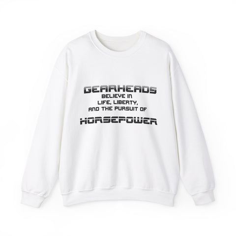 Gift for Gearheads Pursuit of Horsepower Unisex Heavy Blend™ Crewneck Sweatshirt