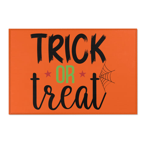 Trick or Treat Halloween Area Rugs Holiday Home Décor Durable 