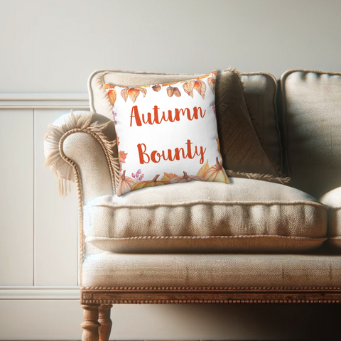 Autumn Bounty Fall Decor Decorative Autumn Throw Pillows 4 Sizes Polyester