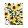 Black Eyed Susan Velveteen Plush Blanket for Cozy Vibes, Perfect Gift for Home Decor, Fall, Birthdays, Housewarming, or Relaxation