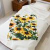 
Black Eyed Susan Velveteen Plush Blanket for Cozy Vibes, Perfect Gift for Home Decor, Fall, Birthdays, Housewarming, or Relaxation