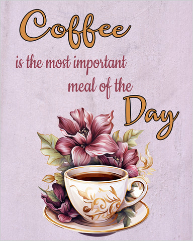 Wall Art Prints Unframed Coffee Lovers Poster Kitchen Art