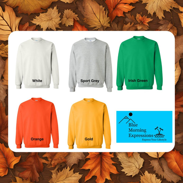 Womens Halloween Sweatshirts in five colors 