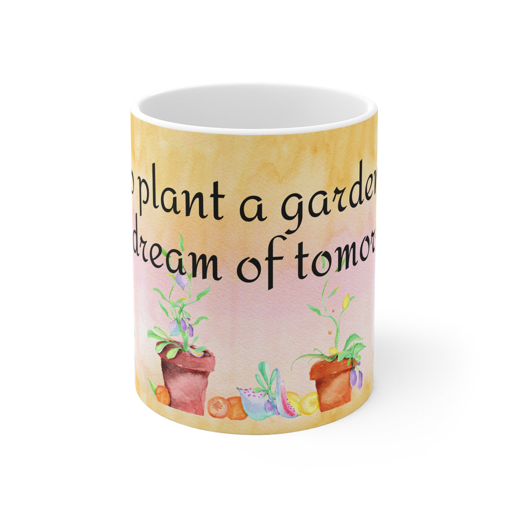 Dishwasher & Microwave Safe Garden Coffee Mug