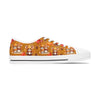 Sneaker with cartoon character design on a white background