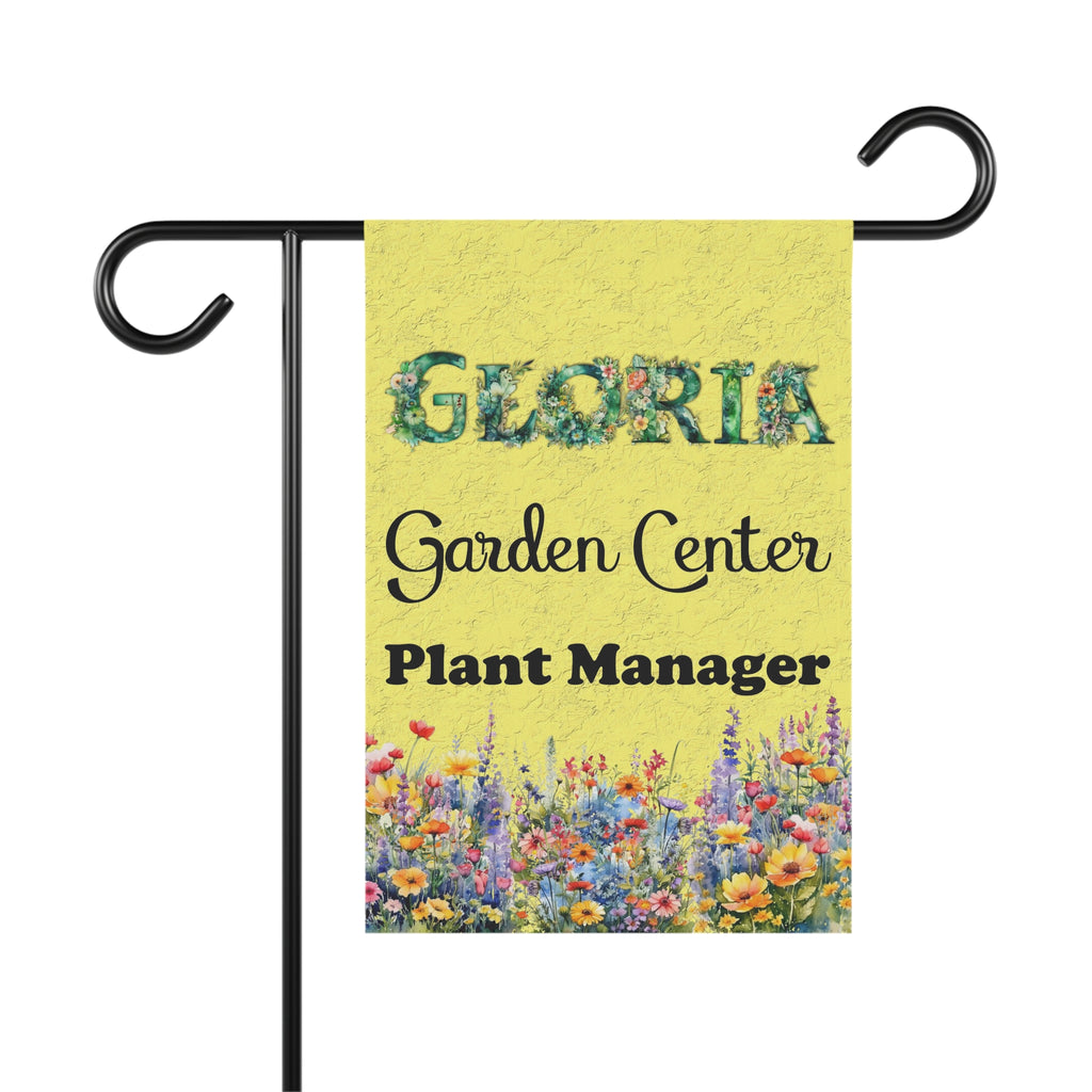 Gifts for Gardeners Personalized Garden Flag House Flag Garden Center