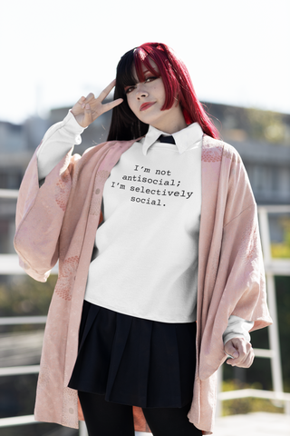 Antisocial Sarcastic Sweatshirts Sarcasm Funny Shirts 