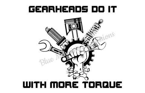 Handmade sticker for gearheads toolboxes