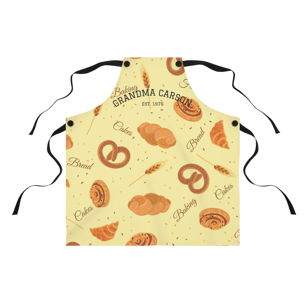 Personalized Baking Apron for Grandma, Cute Gift for Baker Mother's Day Gift.