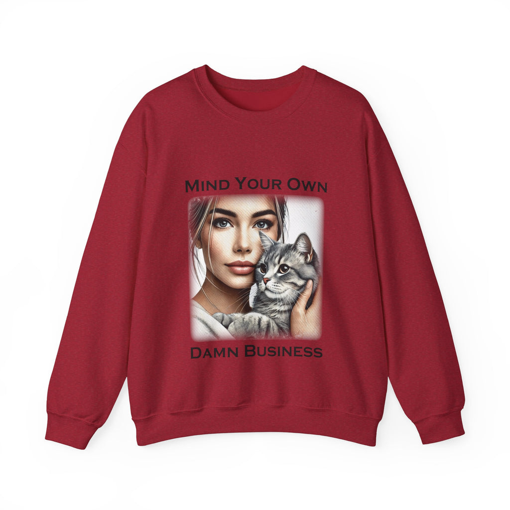 Red CAt Lady Sweatshirt 