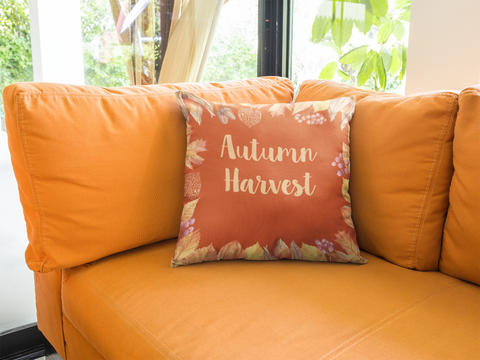 Autumn Harvest Fall Home Decor Decorative Throw Pillows 4 Sizes Polyester