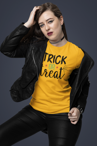 Trick or Treat Halloween T-shirts Adults