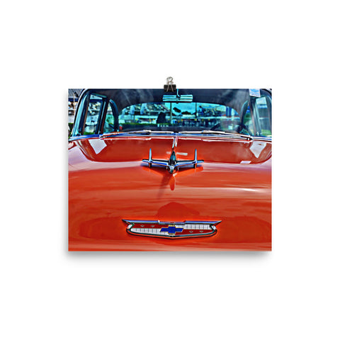 1955 Chevrolet Hot Rod Wall Art Matte Print Poster 