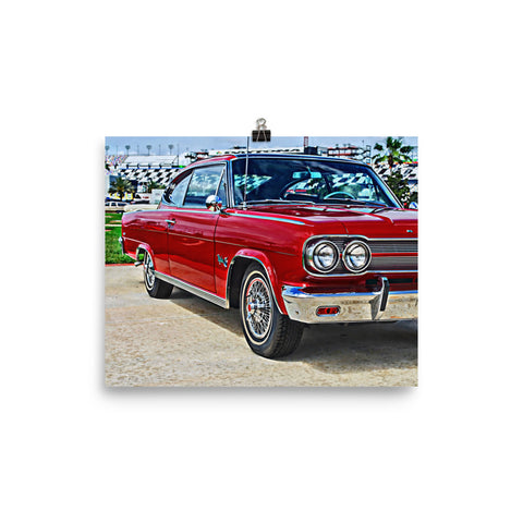 1965 AMC Marlin Muscle Car Hot Rod Poster Print Wall Art 