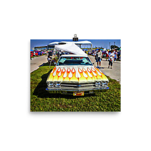 1968 Chevrolet Chevelle Muscle Car Poster Print Wall Art 
