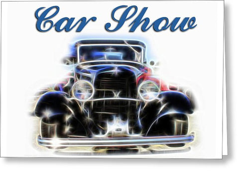 32 Ford Car Show Blank Greeting Card with Envelope for Car Clubs