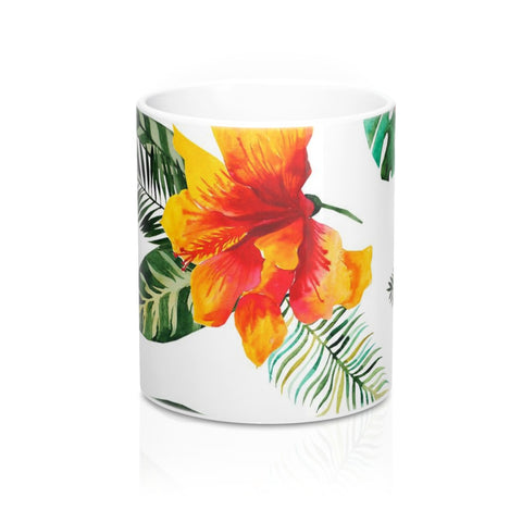 Hibiscus Bloom Flower Coffee Mugs 11oz
