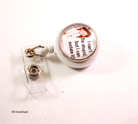 Nurse Badge Reel with Slide Lanyards for Women