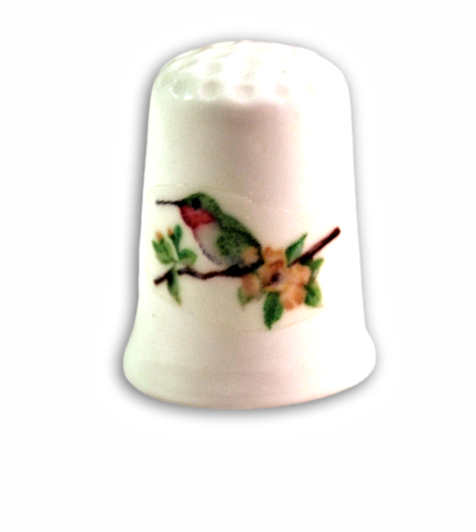 Hummingbird Handmade Collectible Thimbles