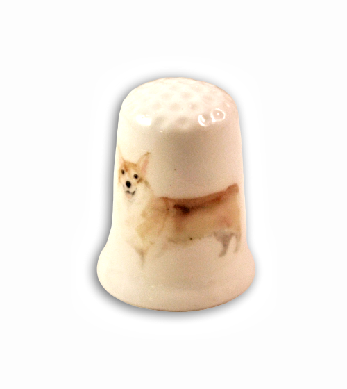 Corgi Dog Handmade Collectible Thimbles