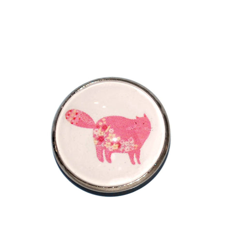 Pink Cat Kitchen Magnet for Fridge, Refrigerator Magnets