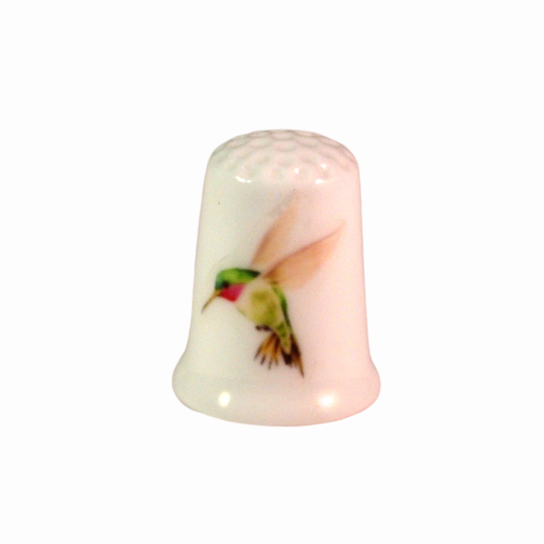 Hummingbird Handmade Collectible Thimbles