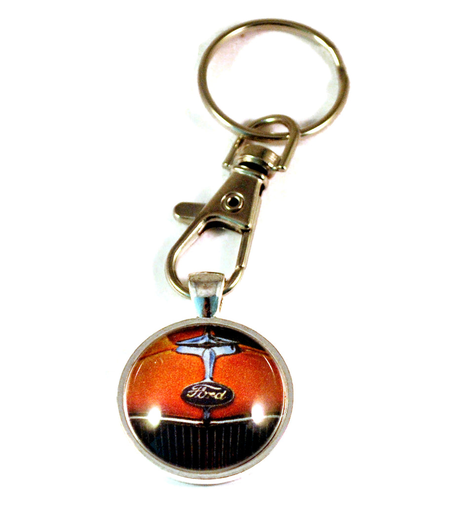 1932 Ford Hot Rod Vintage Car Mens Keyrings for men Keychains