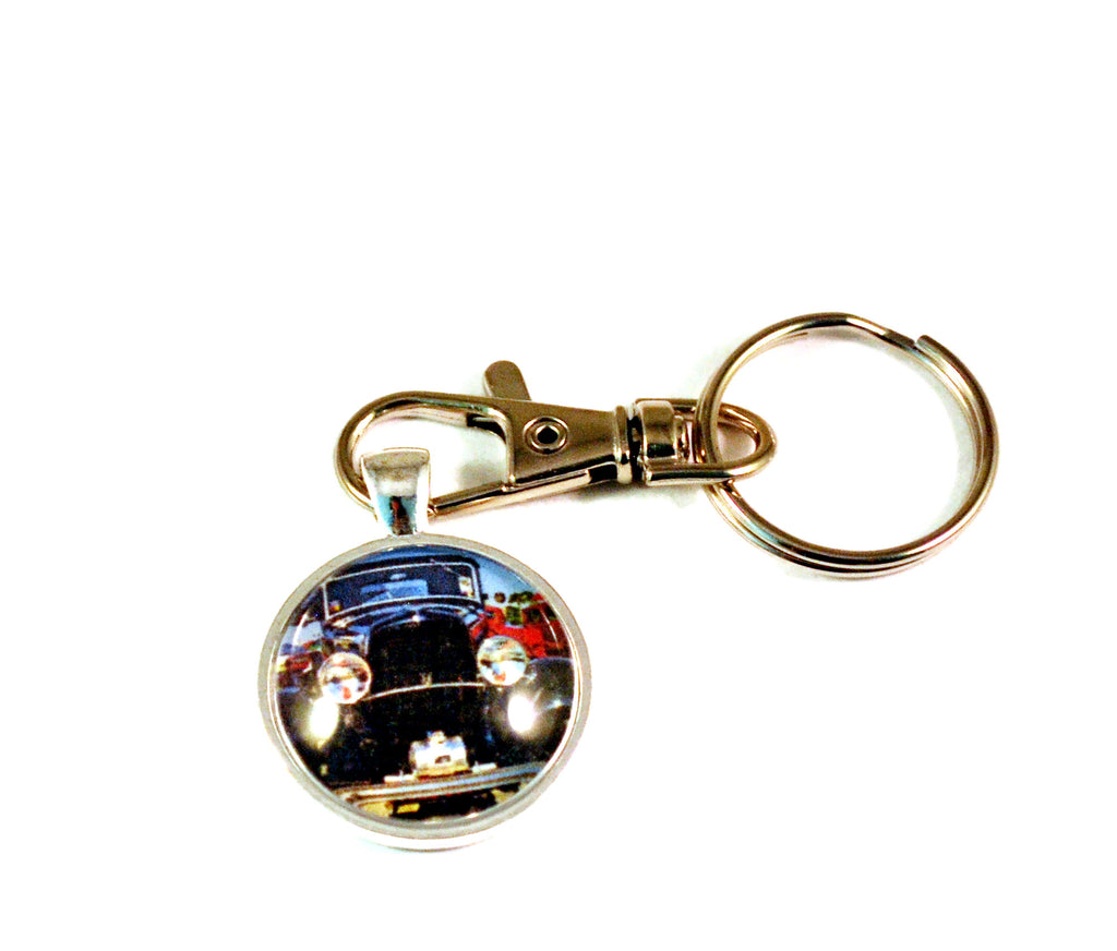 1932 Ford Hot Rod Vintage Car Mens Keyrings for Men Keychain