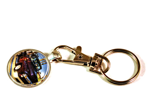 1956 Ford F-Series Truck Hot Rod Keyring for Guys