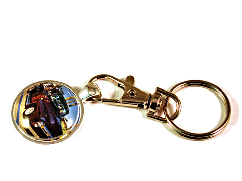 1956 Ford F-Series Truck Hot Rod Keyrings for Men