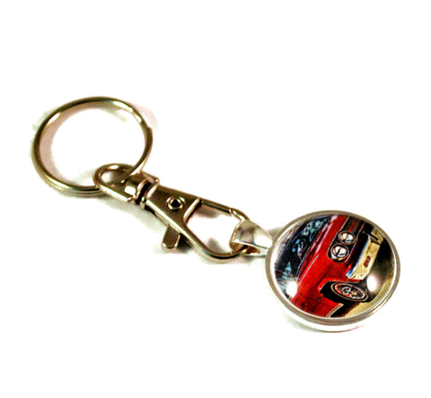 1965 Rambler Marlin Hot Rod Vintage Car Keyrings for Men