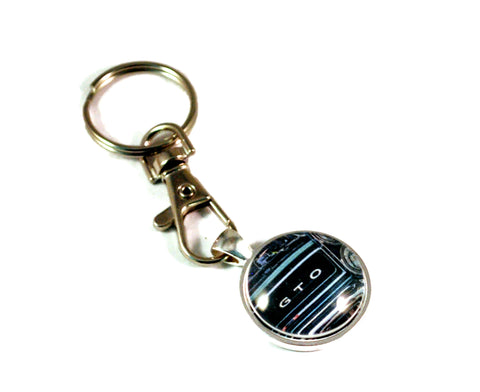 Pontiac GTO Muscle Car Hot Rod Vintage Car Key Chain Keyrings for Men