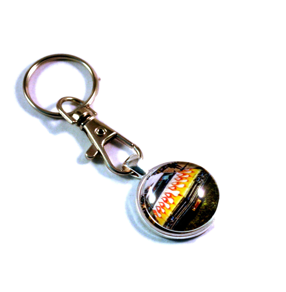 1968 Chevrolet Chevelle Muscle Car Hot Rod Key Chain Keyrings for Men