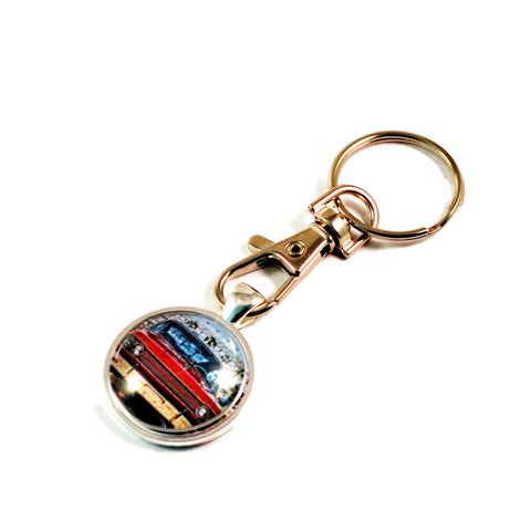 1963 Ford Fairlane Muscle Car Hot Rod Key Chain Keyrings for Men