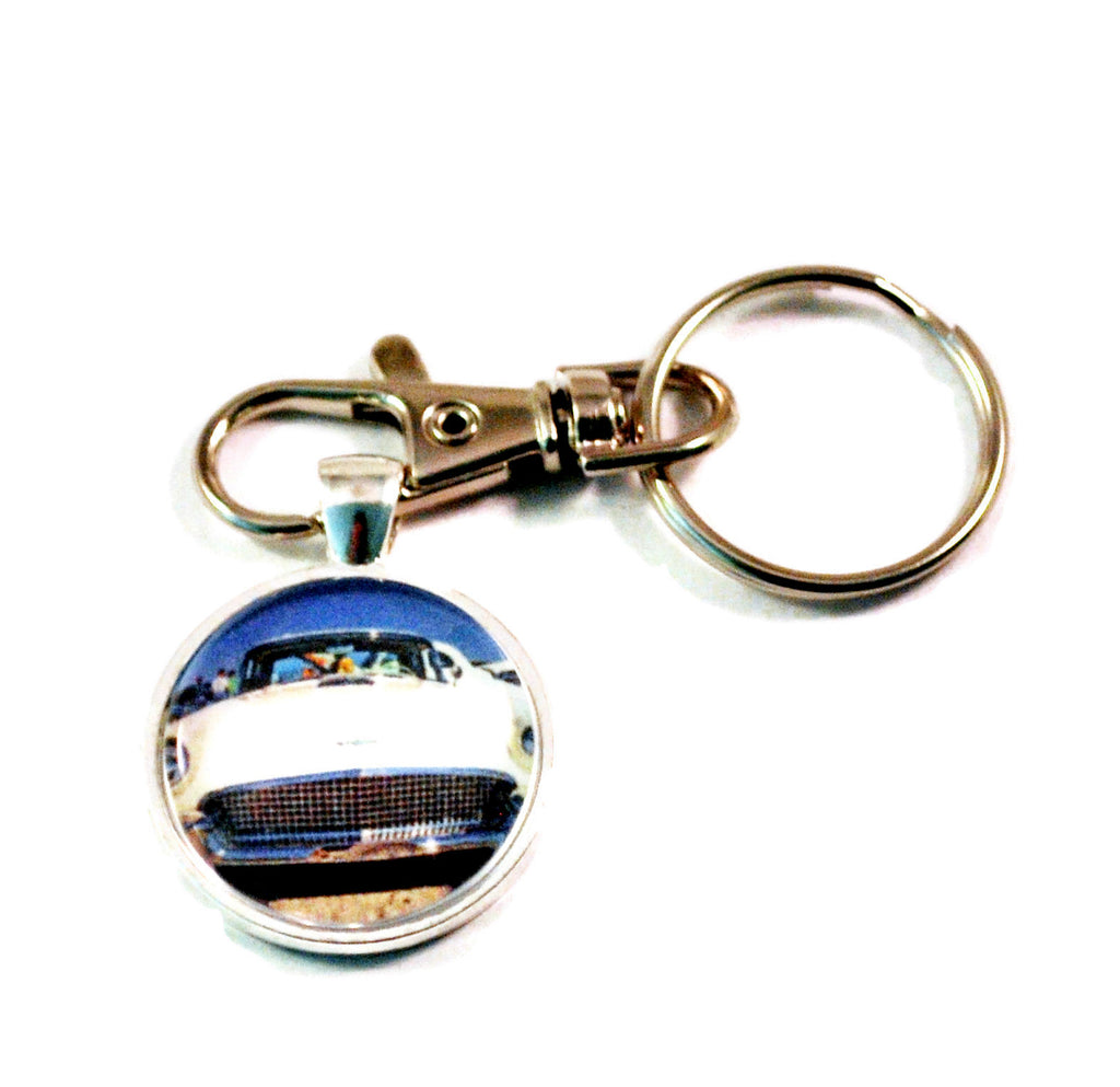 1957 Ford Thunderbird Muscle Car Hot Rod Key Chain Keyrings for Men ...