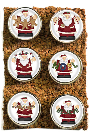 Large Christmas Santa Decorative Push Pins Thumbtacks and Corkboard Pushpins for Bulletin Boards