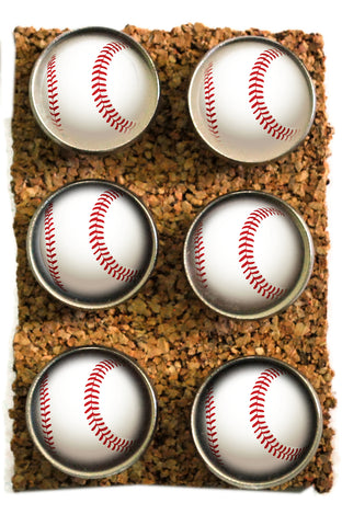 Large Baseball Decorative Push Pins Thumbtacks and Corkboard Pushpins for Bulletin Boards