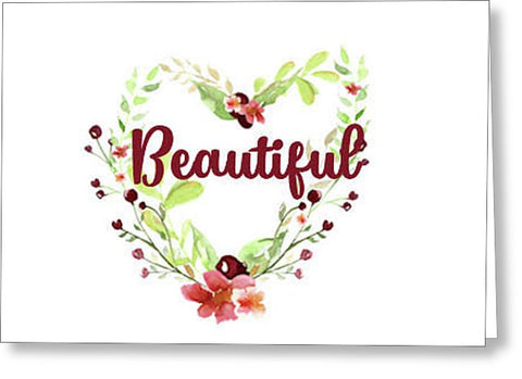 Beautiful Inspirational Blank Note Card, Greeting Card with Envelope
