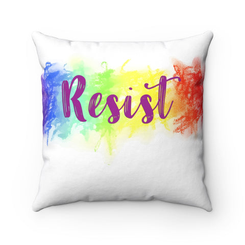 Resist Insist Persist Decorative Throw Pillows, Political Statement Home Decor